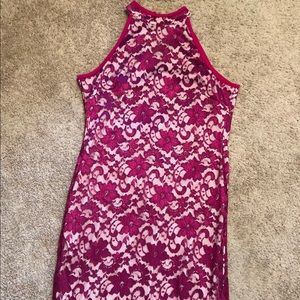 High Neck Lace Dress